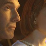 Adam Wells (Todd Terry), and his daughter Anne (Emily Stuhler), look up into the eternity of a night sky.